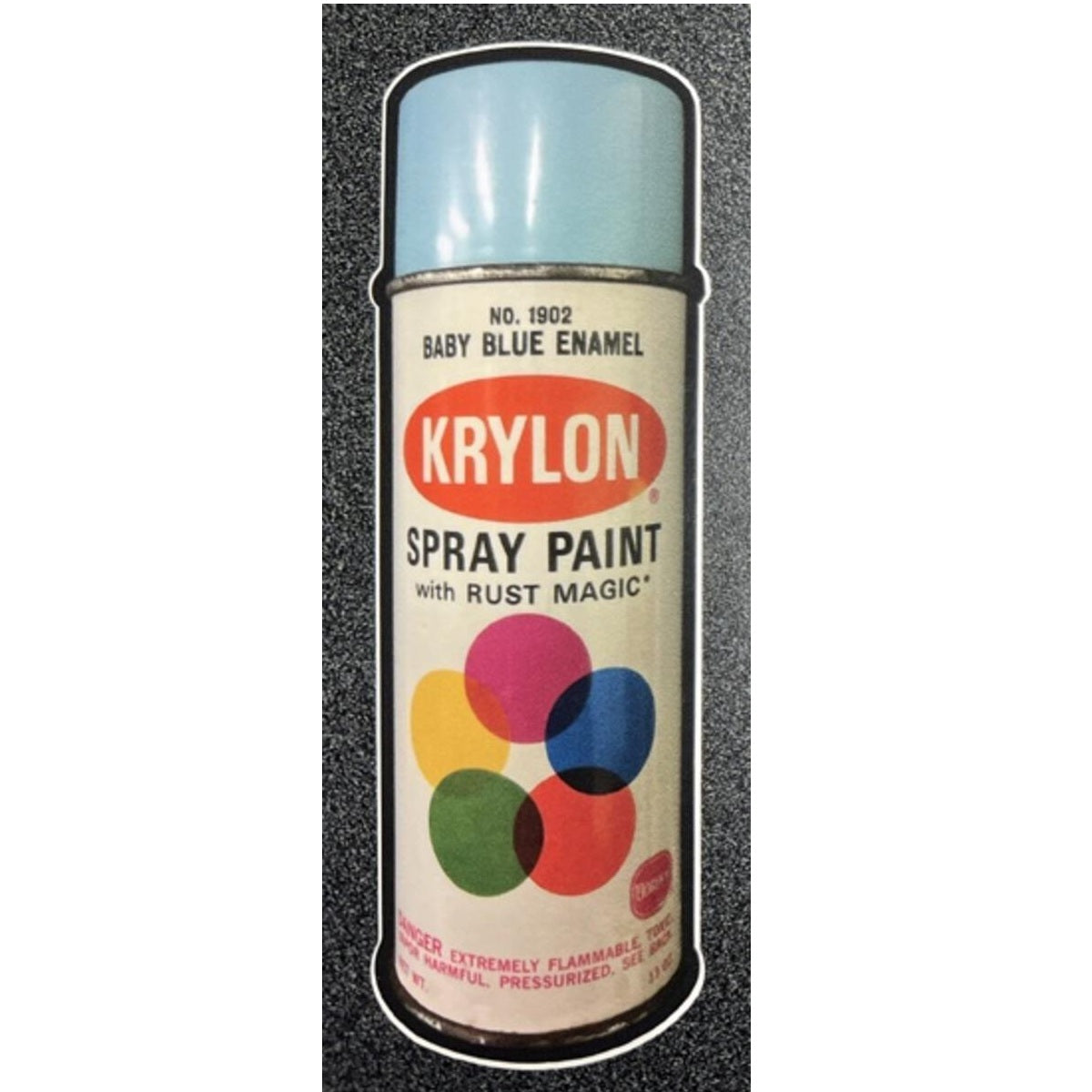 Meericle MFG "Baby Blue Krylon" Sticker