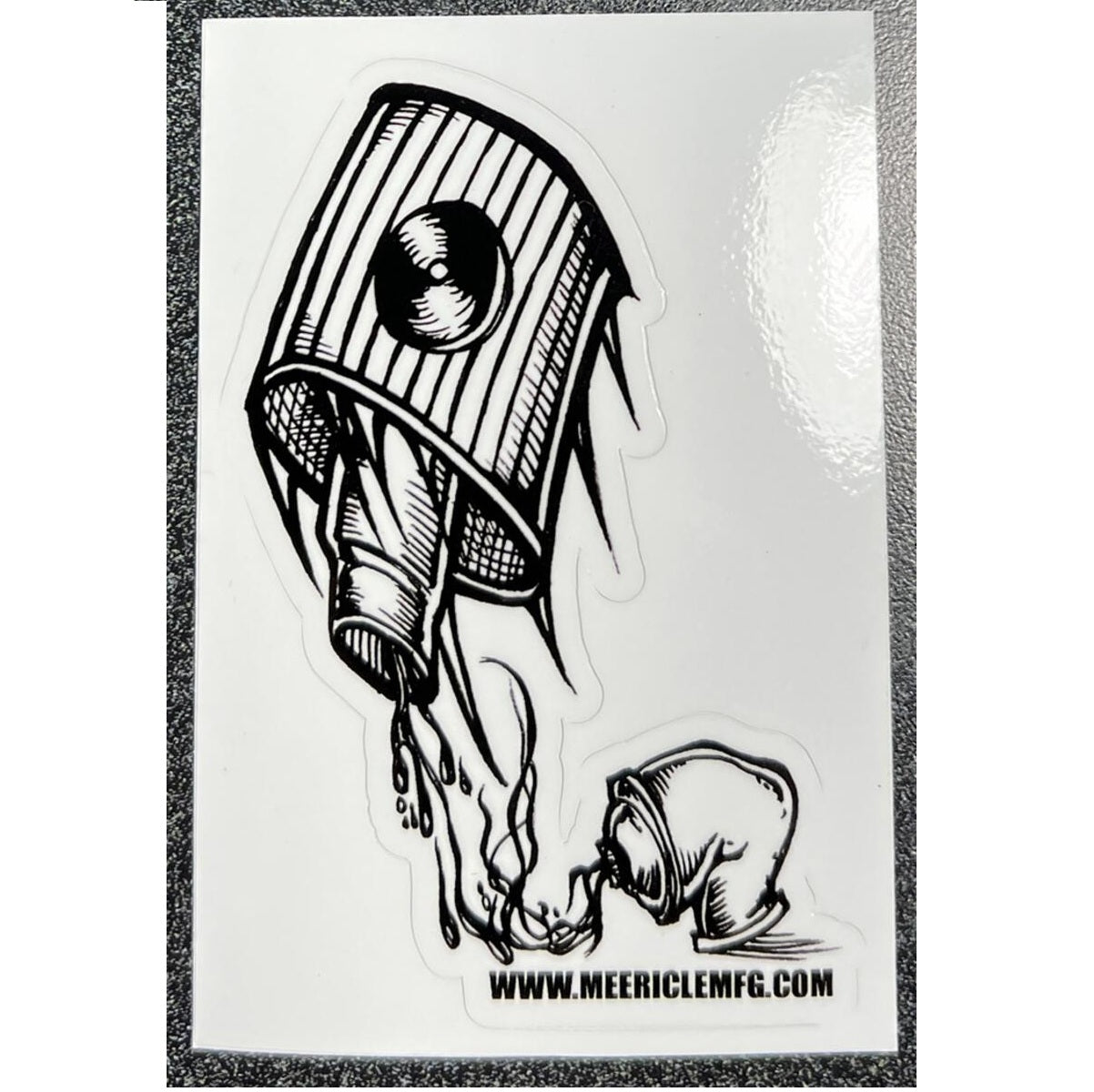 Meericle MFG "B&W Nozzle" Sticker