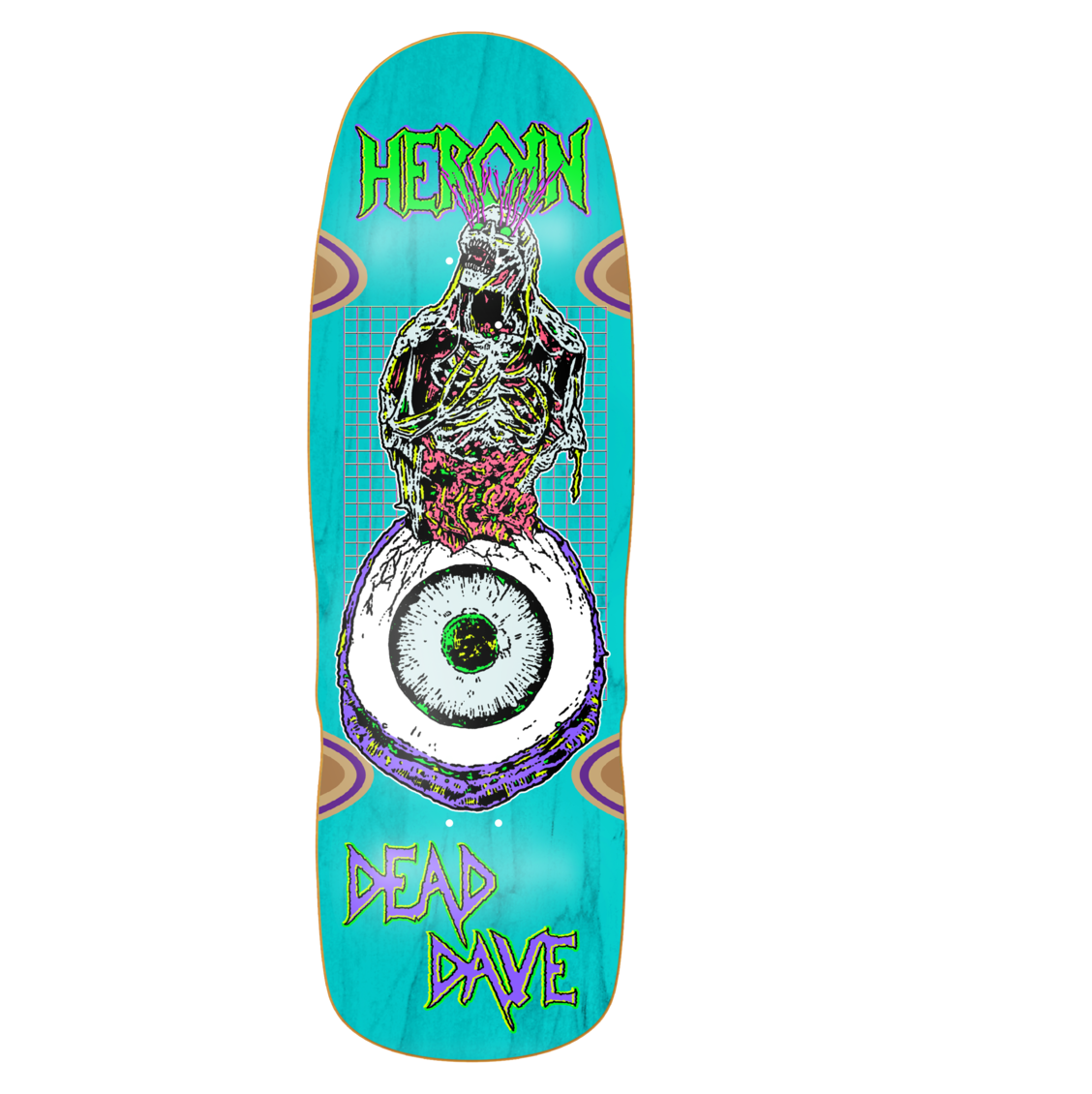 Heroin Skateboards "Dead Dave- Die Tonight" 10.1" Deck