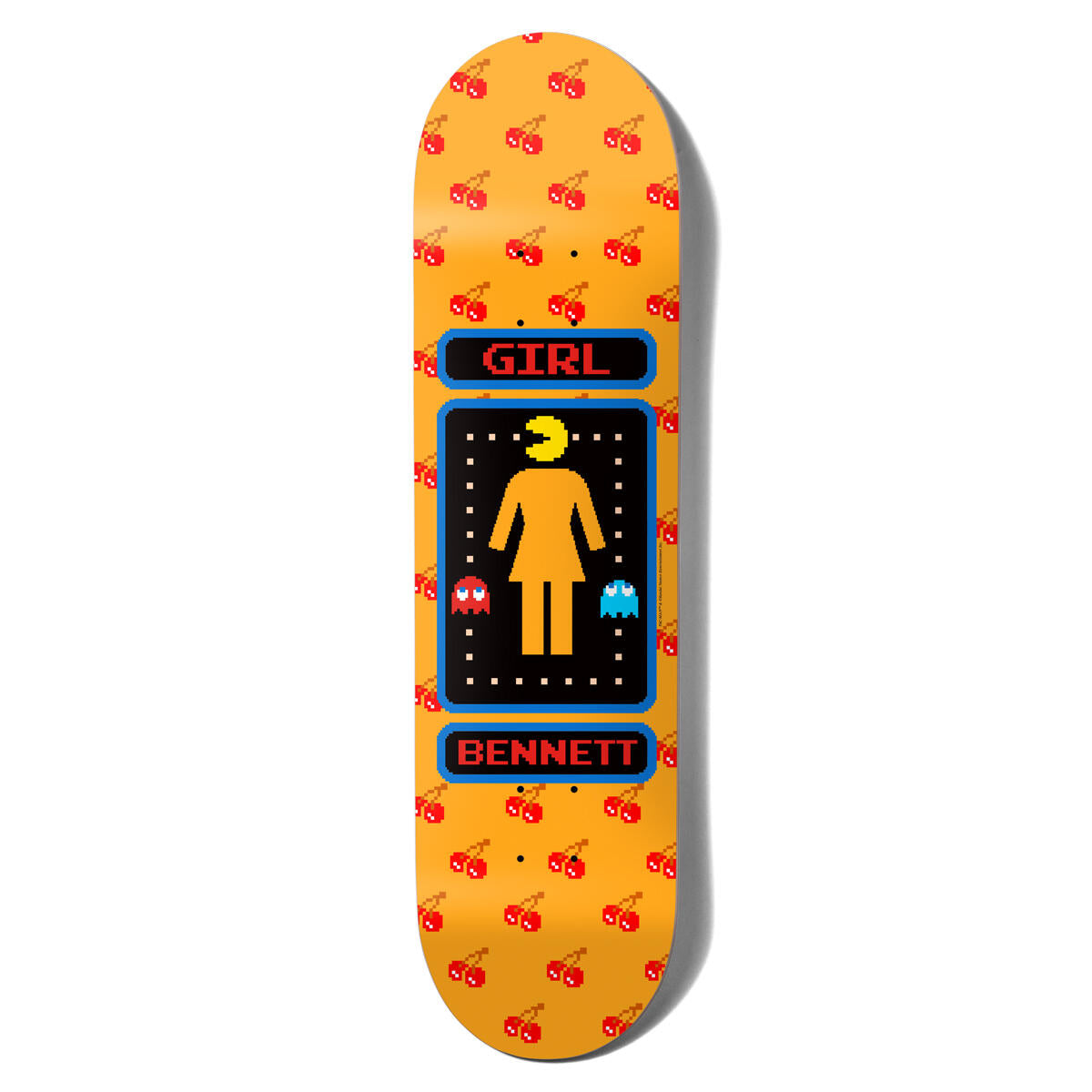 Girl Skateboards "Niels Bennet- Pac-Man" 8.25" Deck