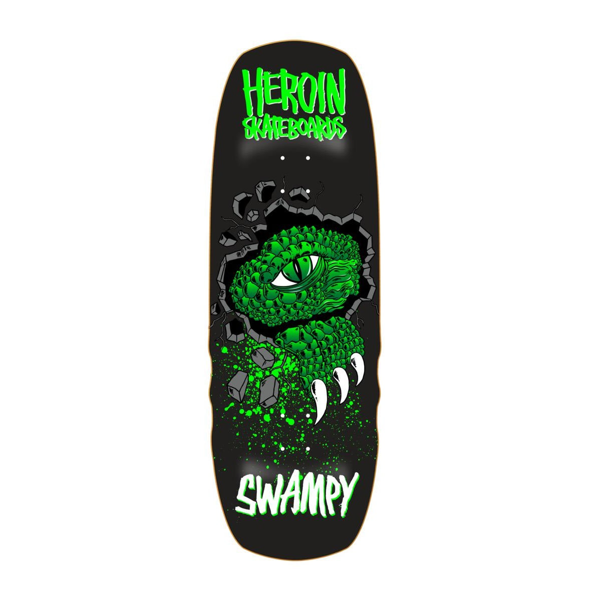 Heroin Skateboards "Swampy- Alligator Shovel" 10.5" Deck