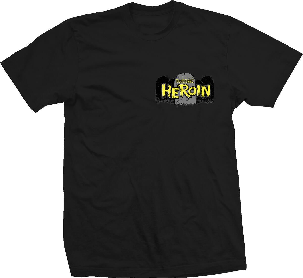 Heroin Skateboards "Zombie" Black T-Shirt