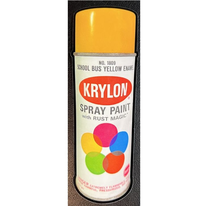 Meericle MFG "School Bus Yellow Classic 1968 Krylon" Sticker