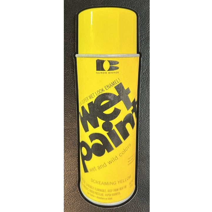 Meericle MFG "Wet Paint Screaming Yellow NYC Vintage Classic" Stickers