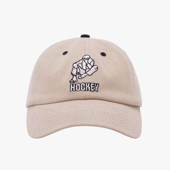 Hockey Skateboards "Shame" Tan 6 Panel Hat