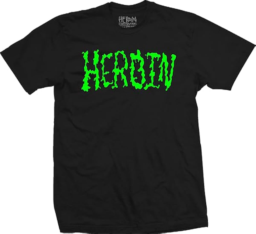Heroin Skateboards "Dead Toons" Black T-Shirt