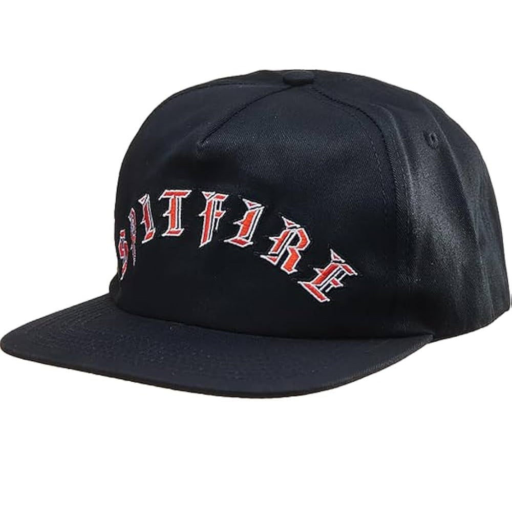 Spitfire Wheels "Old E Arch" Black/Red Hat