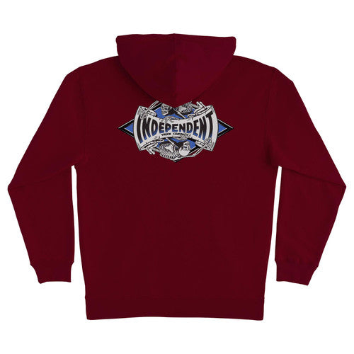 Independent "Legacy" Burgandy Hoodie