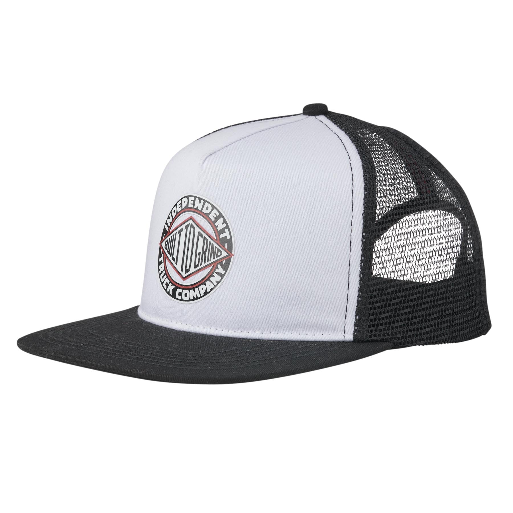 Independent "BTG Summit" Printed Mesh Trucker Hat White/Black