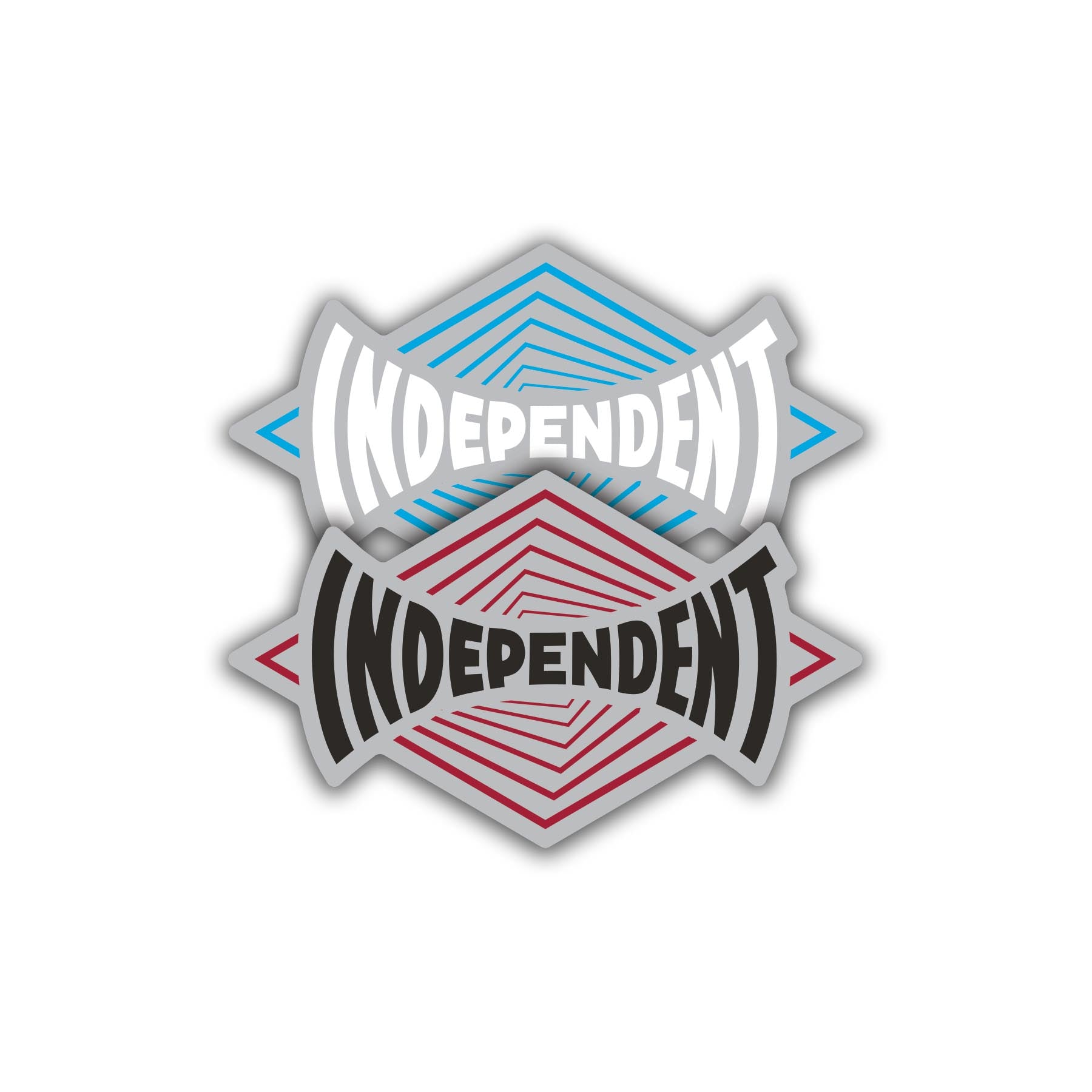 Independent Trucks "Vertigo Span" Clear Sticker Small
