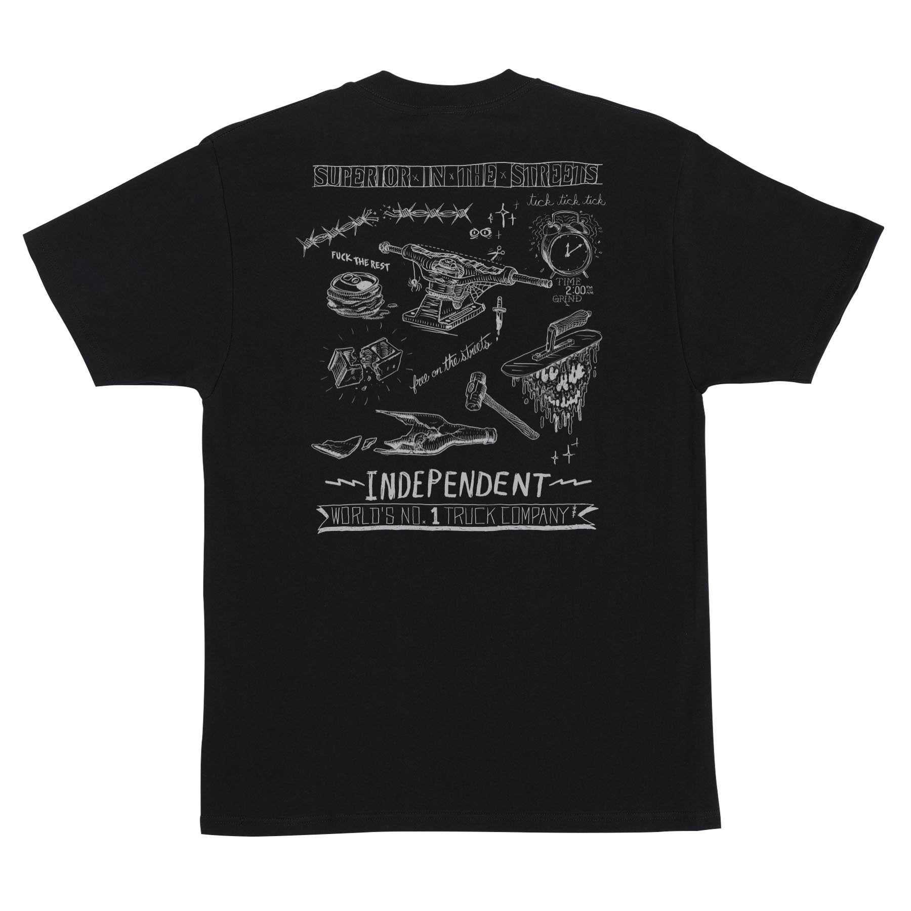 Independent Trucks "Bratrud Notebook" Black T-Shirt