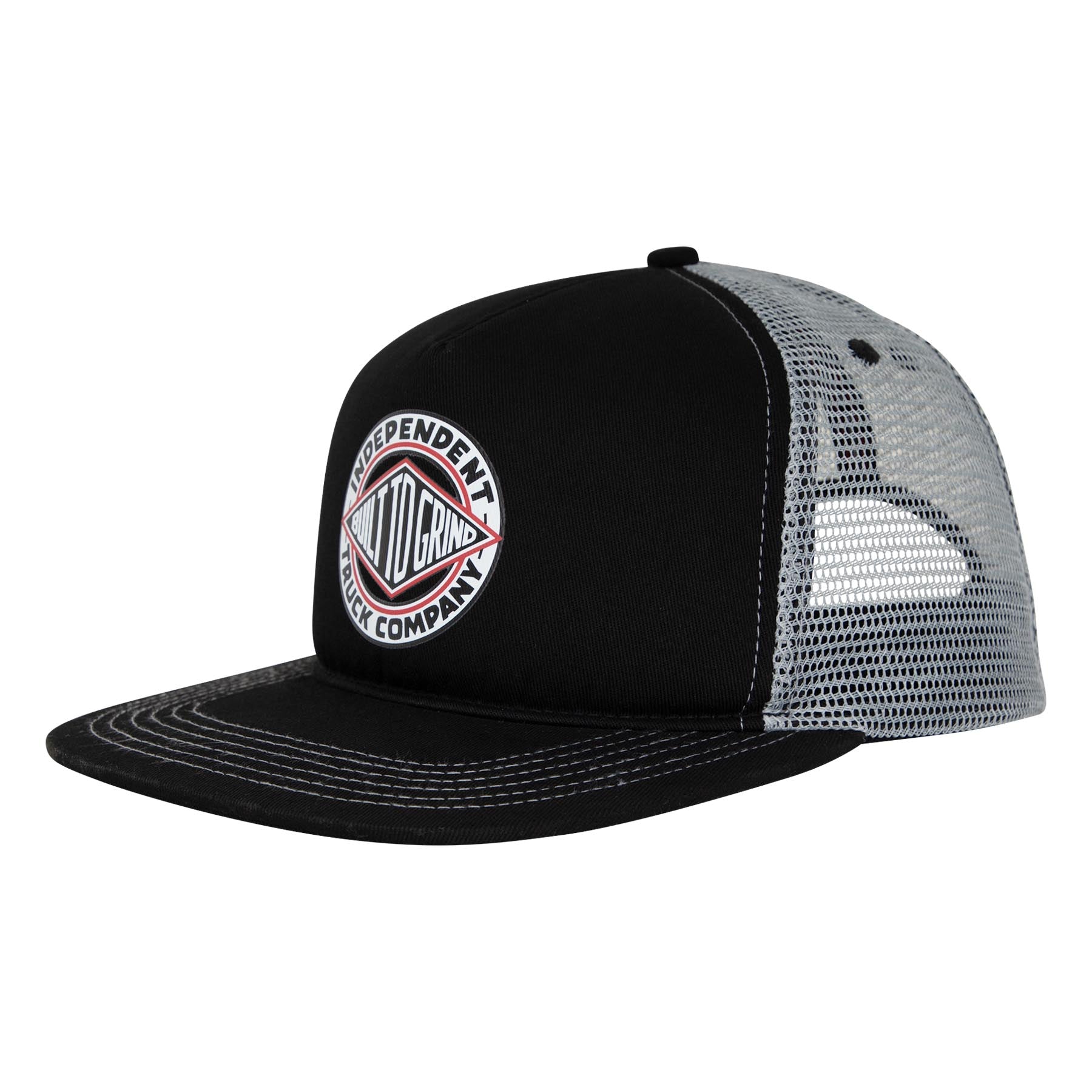 Independent "BTG Summit" Printed Mesh Trucker Hat Black/Grey