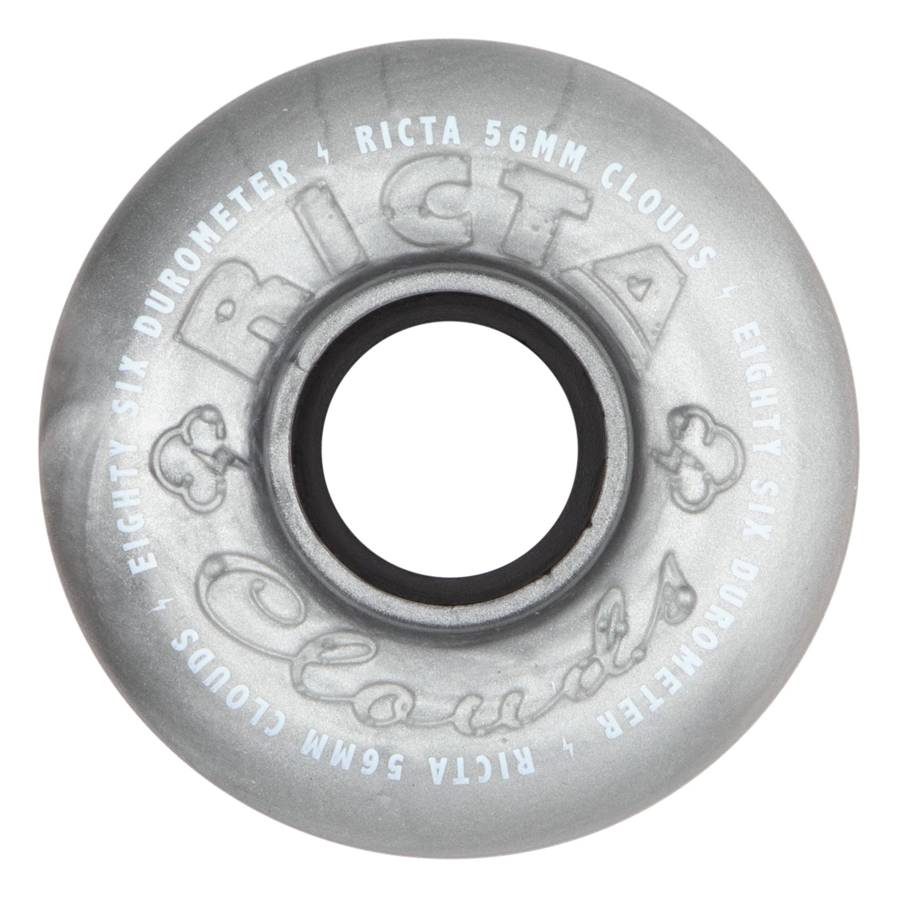 Ricta Clouds "Metallic Silver- Clouds" 56MM/86A Wheels