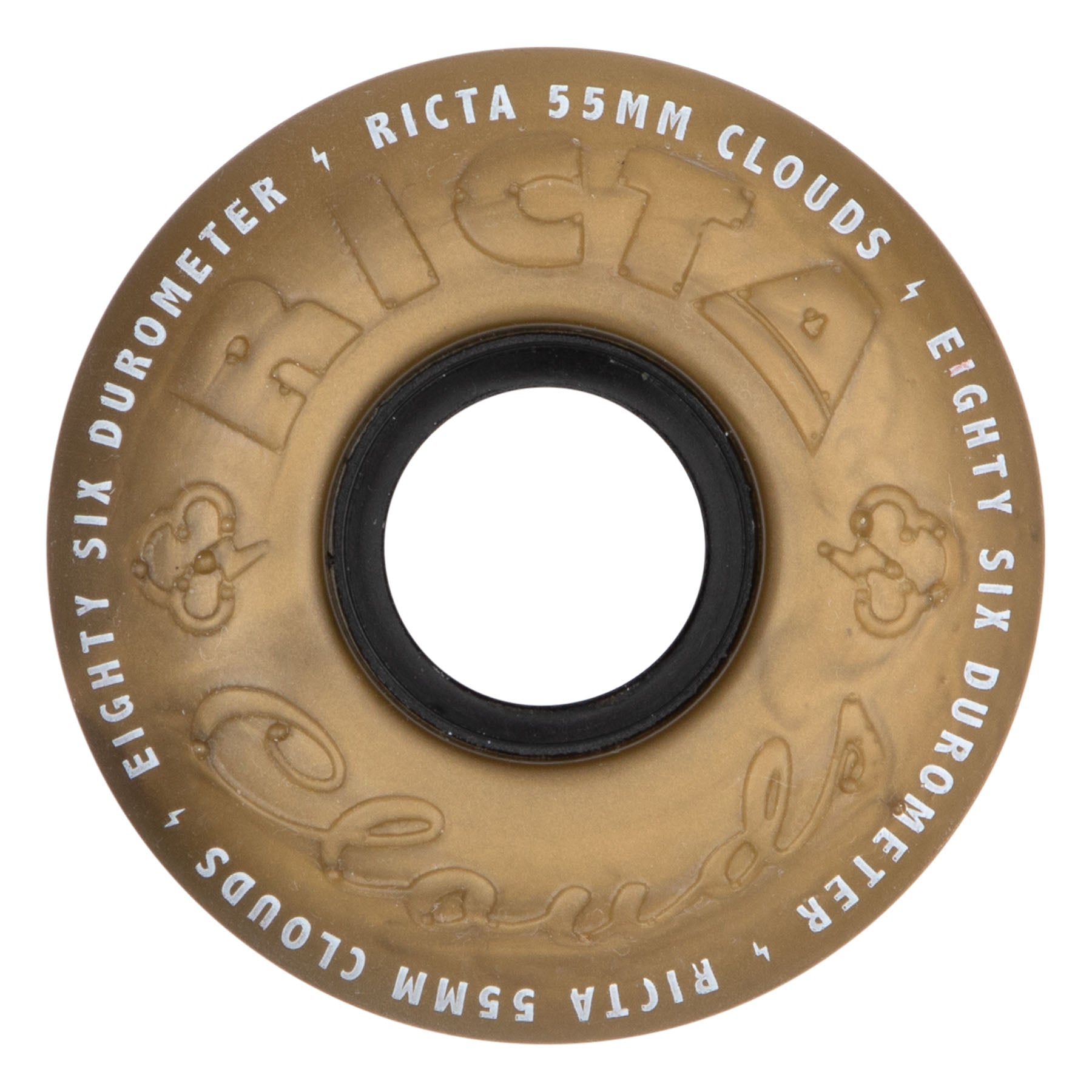 Ricta Wheels "Metallic Gold- Clouds" 55MM/86A Wheels