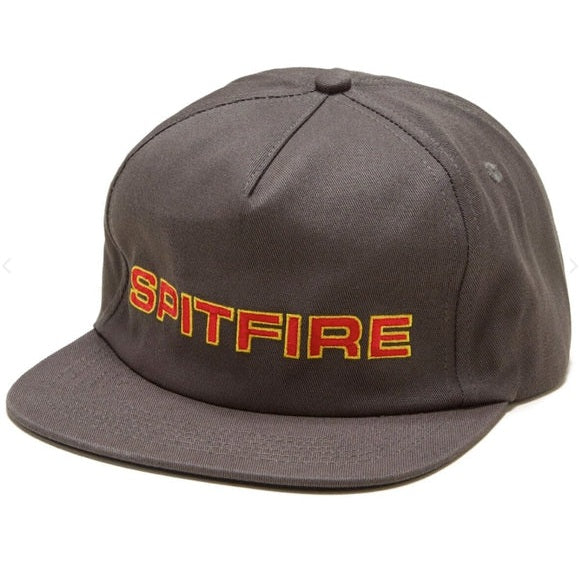 Spitfire Wheels "Classic 87" Charcoal Snapback Hat