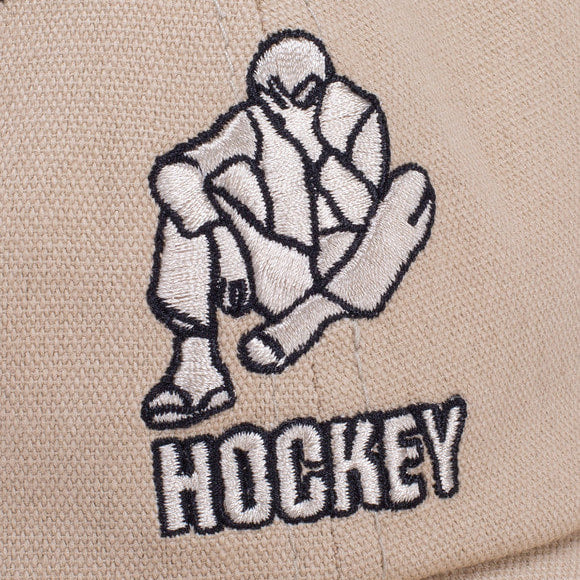 Hockey Skateboards "Shame" Tan 6 Panel Hat