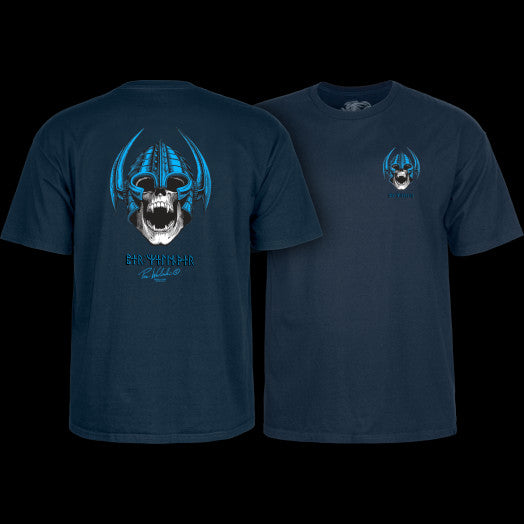 Powell Peralta "Per Welinder- Nordic Skull" Navy T-Shirt Small