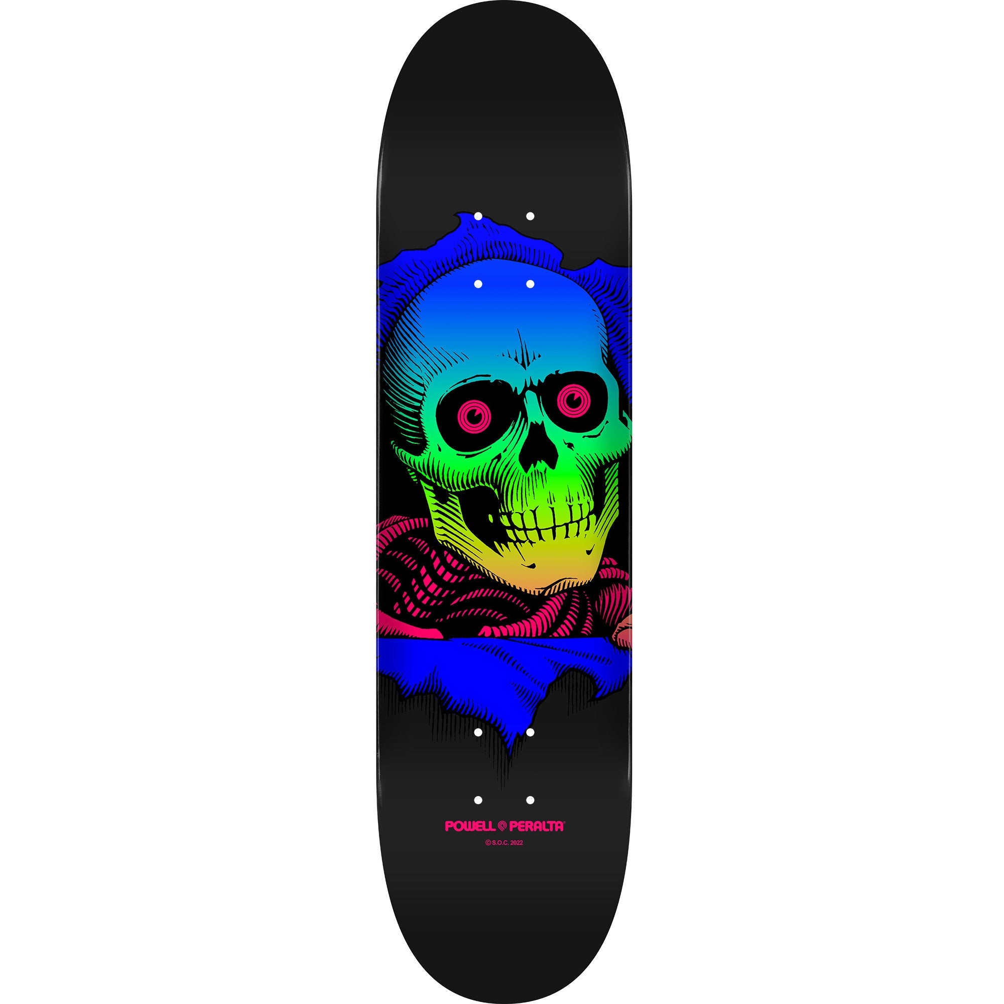 Powell Peralta Skateboards "Ripper" 8.0 Shape 242" Green Fade Deck