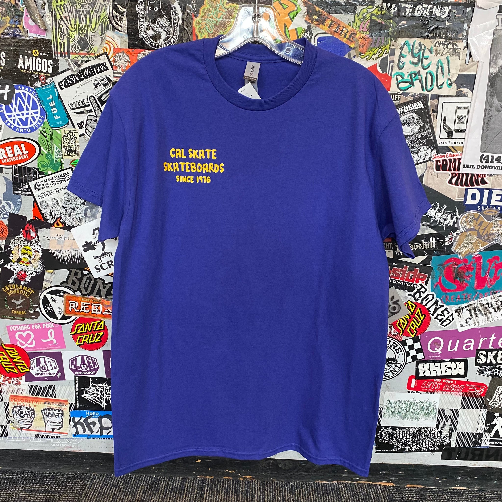 Cal Skate "No Higher Praise- Mark Gonzales" Cobalt Blue T-Shirt