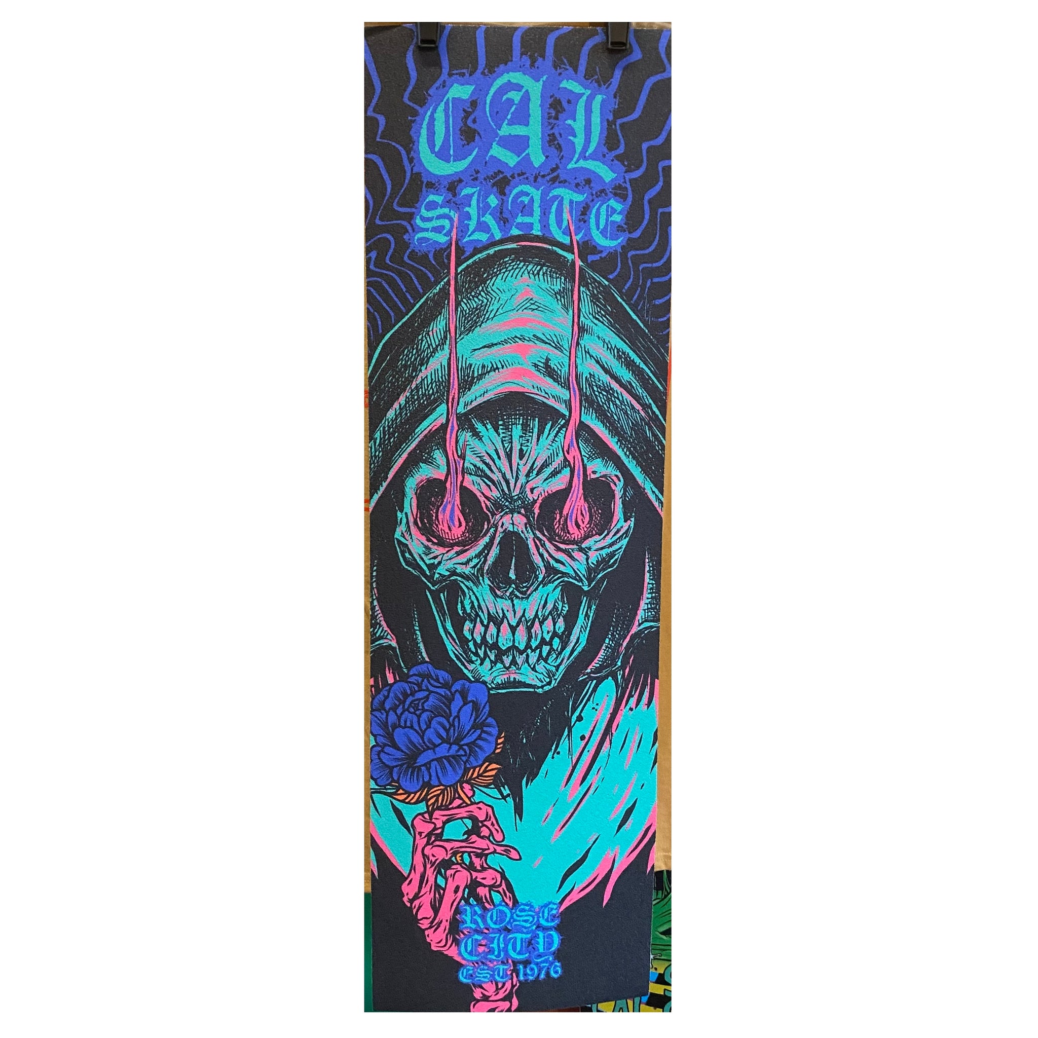 Cal Skae Griptape "Reaper 2" Blue 10" Grip