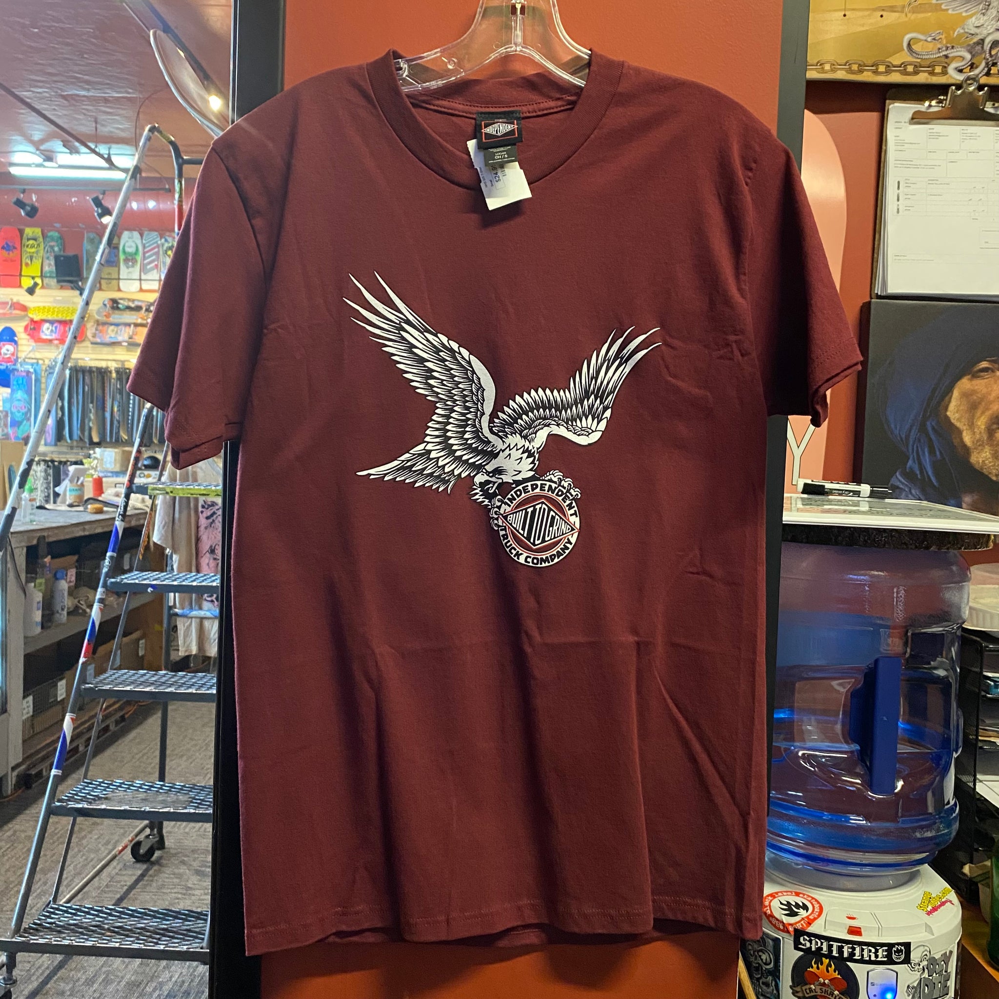 Independent "BTG Eagle" Burgandy T-Shirt