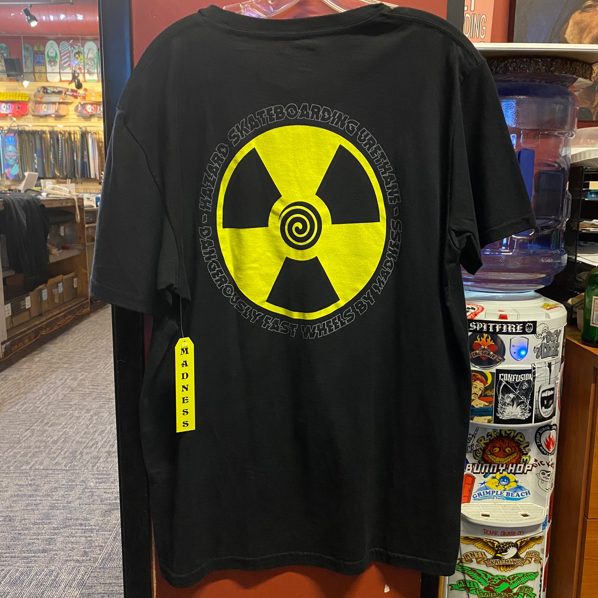 Hazard Wheels Black T-Shirt Large