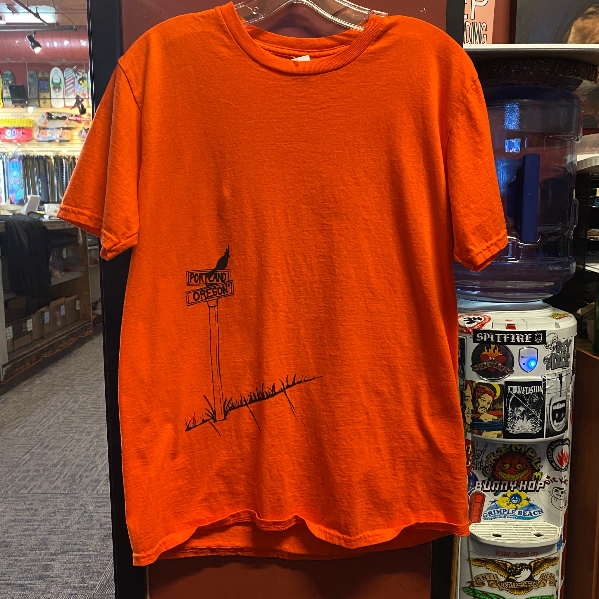 Turnco "Street Sign" Orange T-Shirt Small
