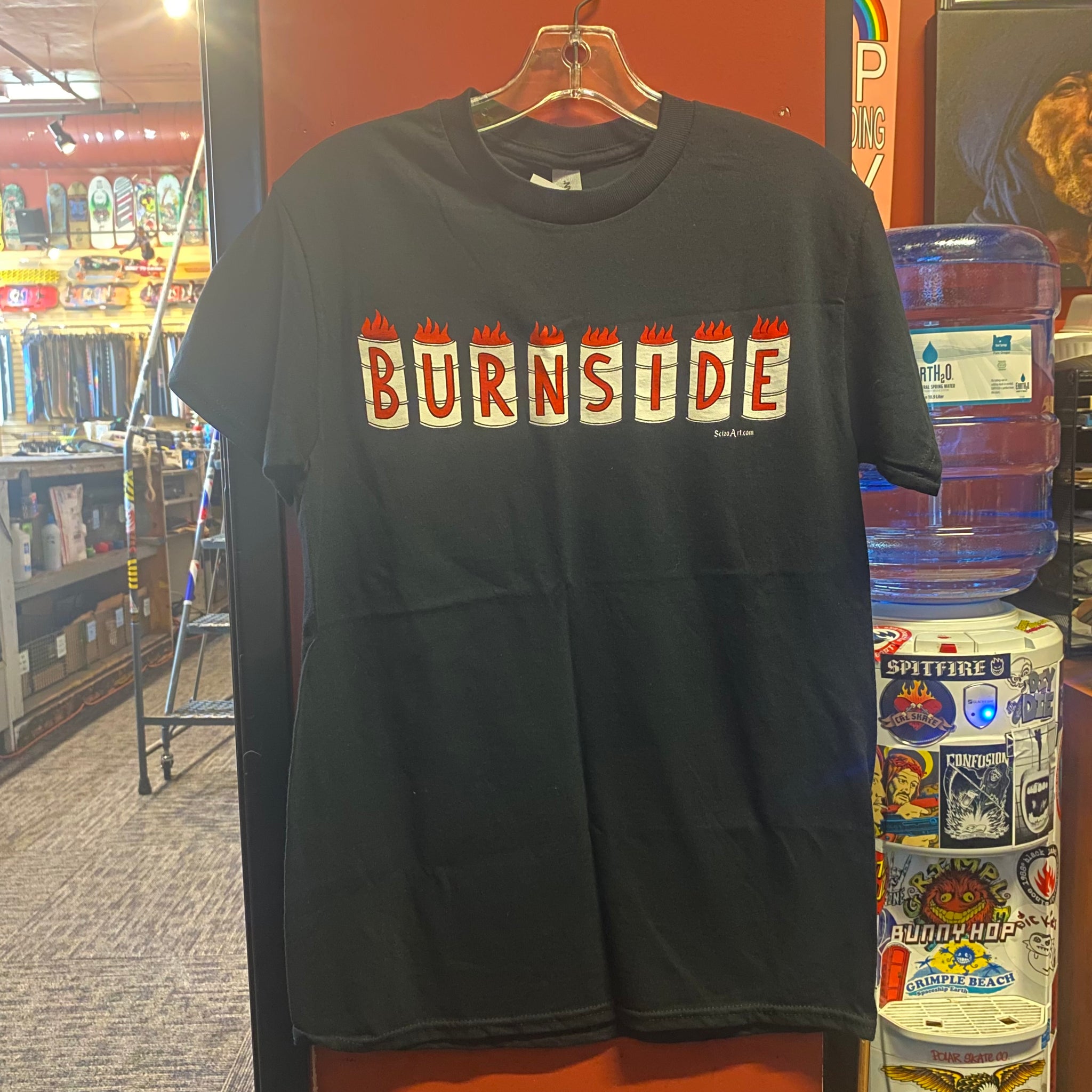 Scizo Art "Burnside Barrel Fires" T-Shirt