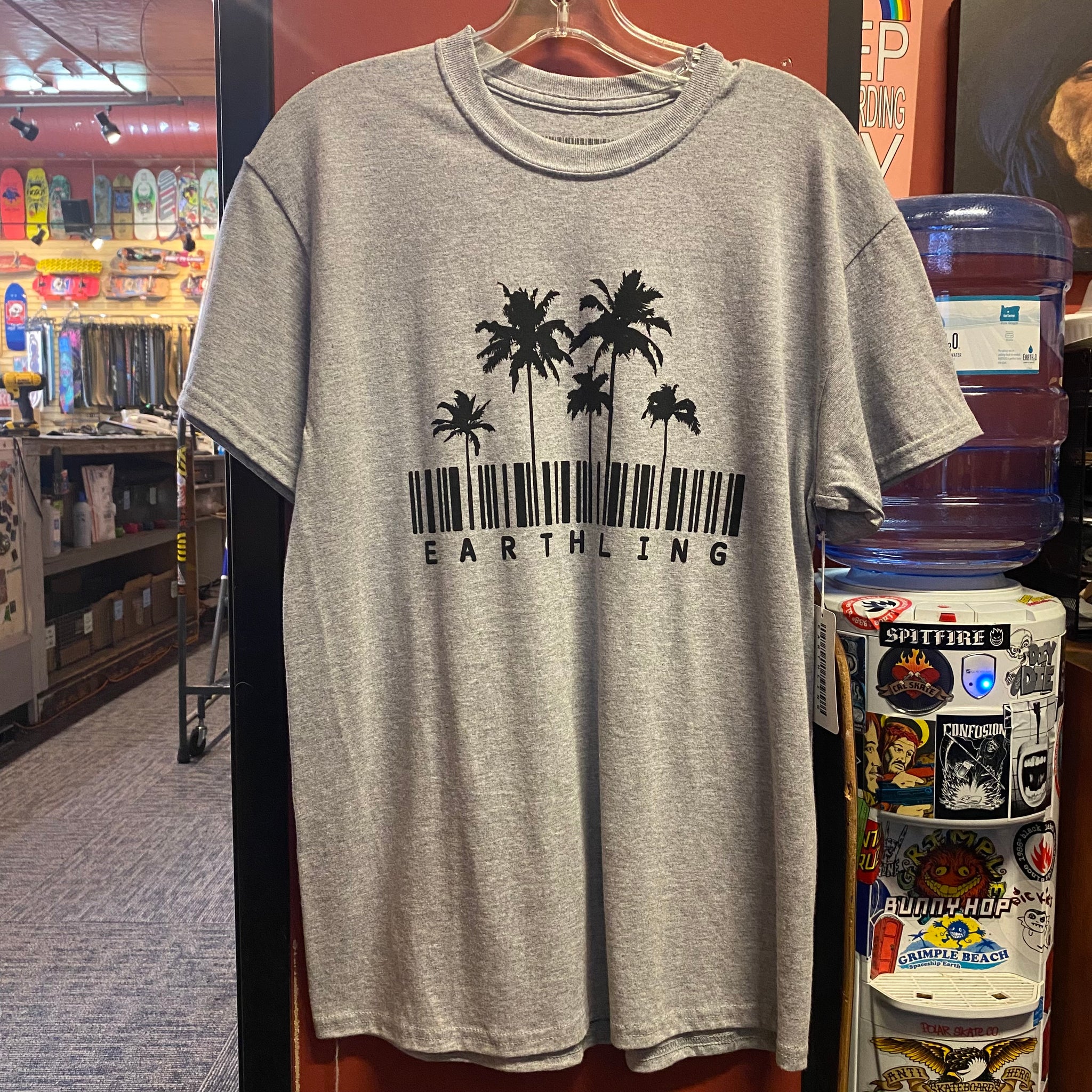 Earthling "Barcode" T-Shirt Medium
