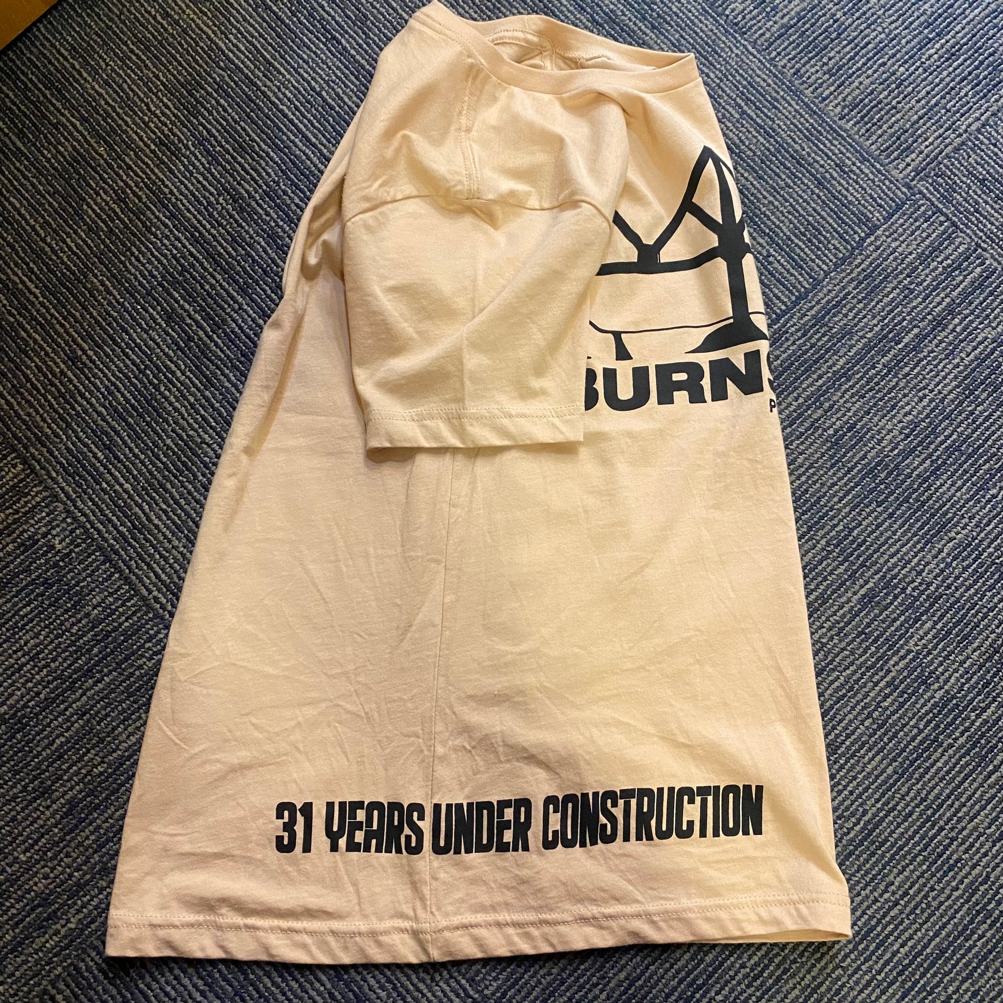 Burnside Skatepark "Pillars" Fundraiser T-Shirt Tan Small