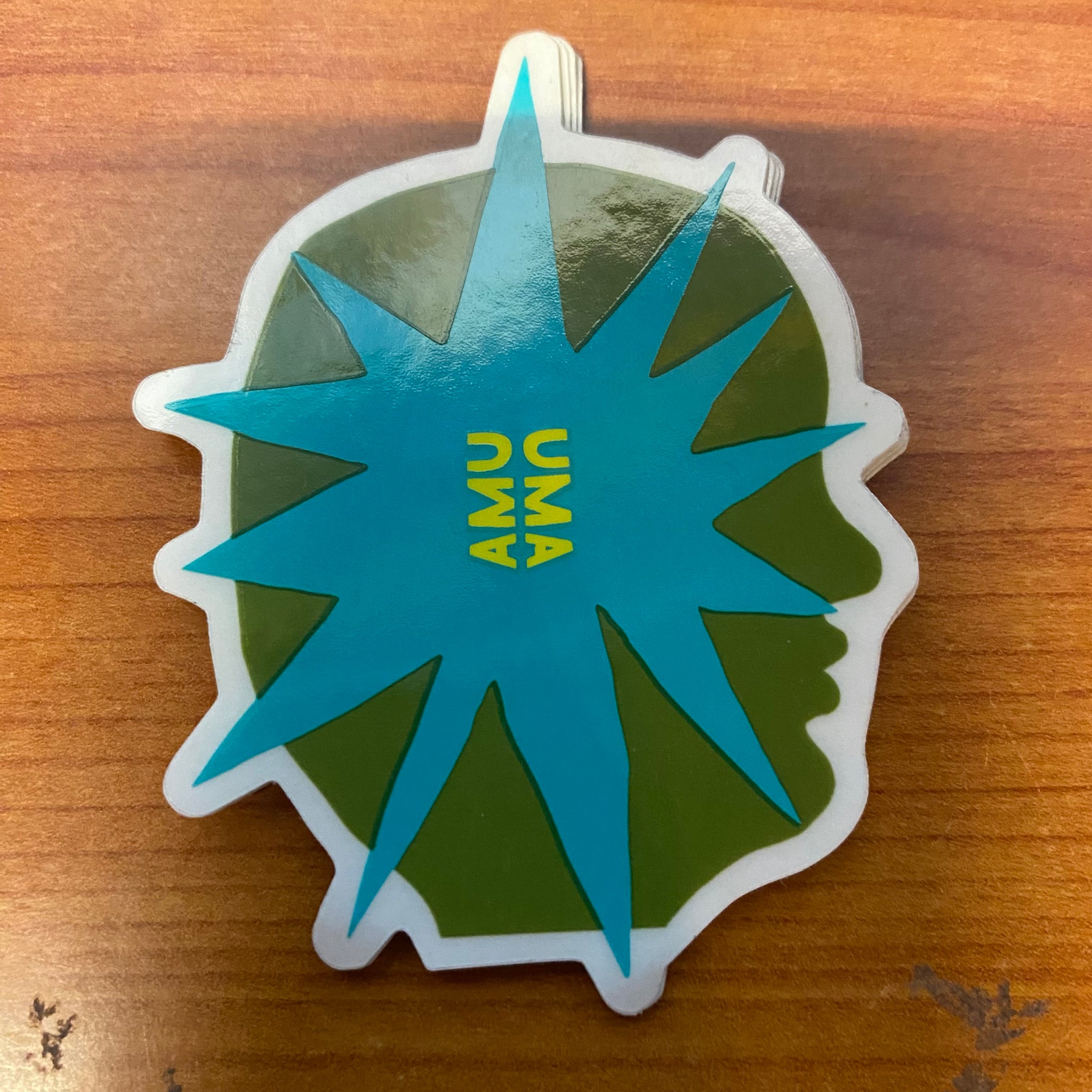 Uma Land Sleds "Head" Sticker
