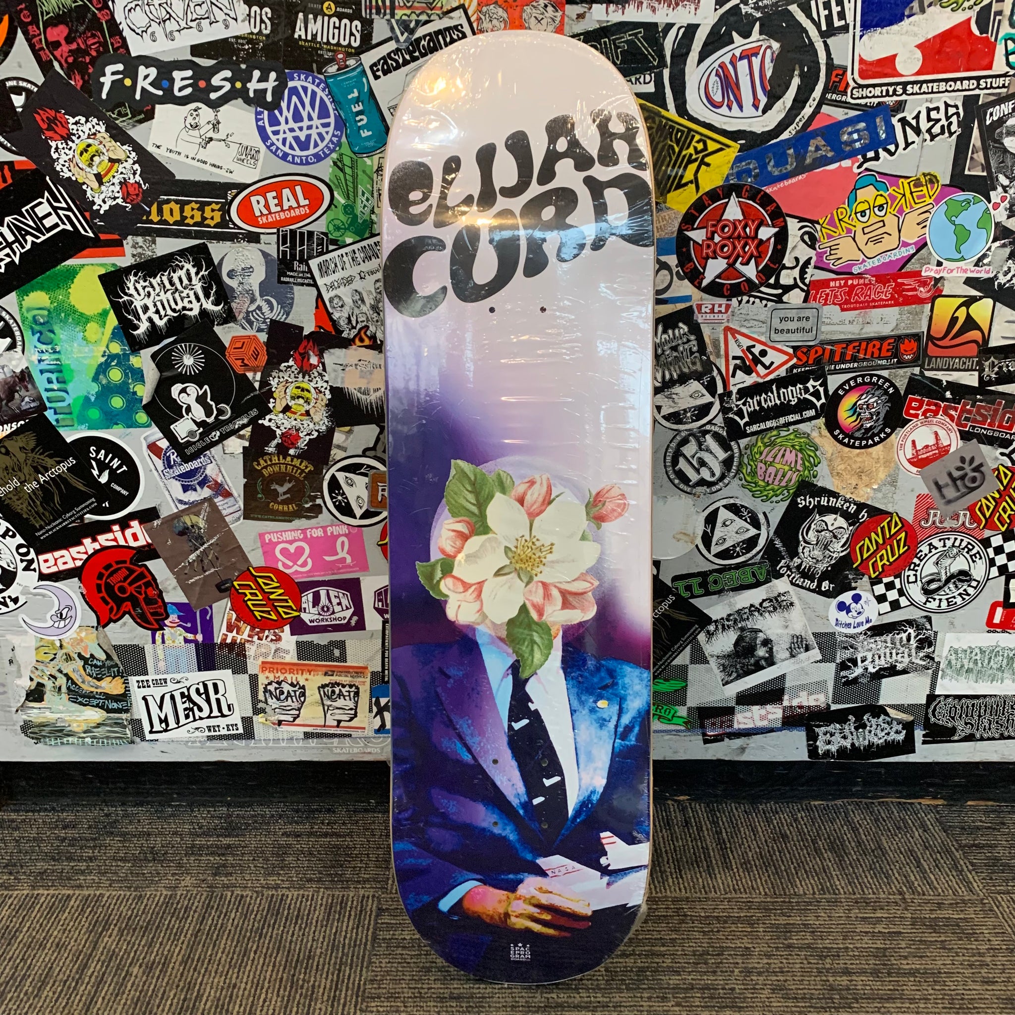 Space Program Skateboards "Elijah Curd - Flowers" 8.75" Deck