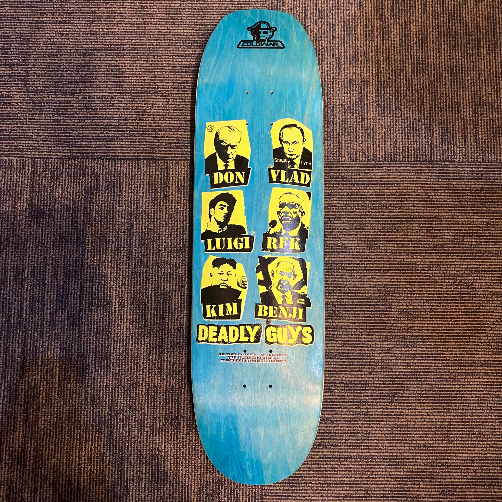 Cold War Skateboards "Deadly Guys" Assorted Shape Decks