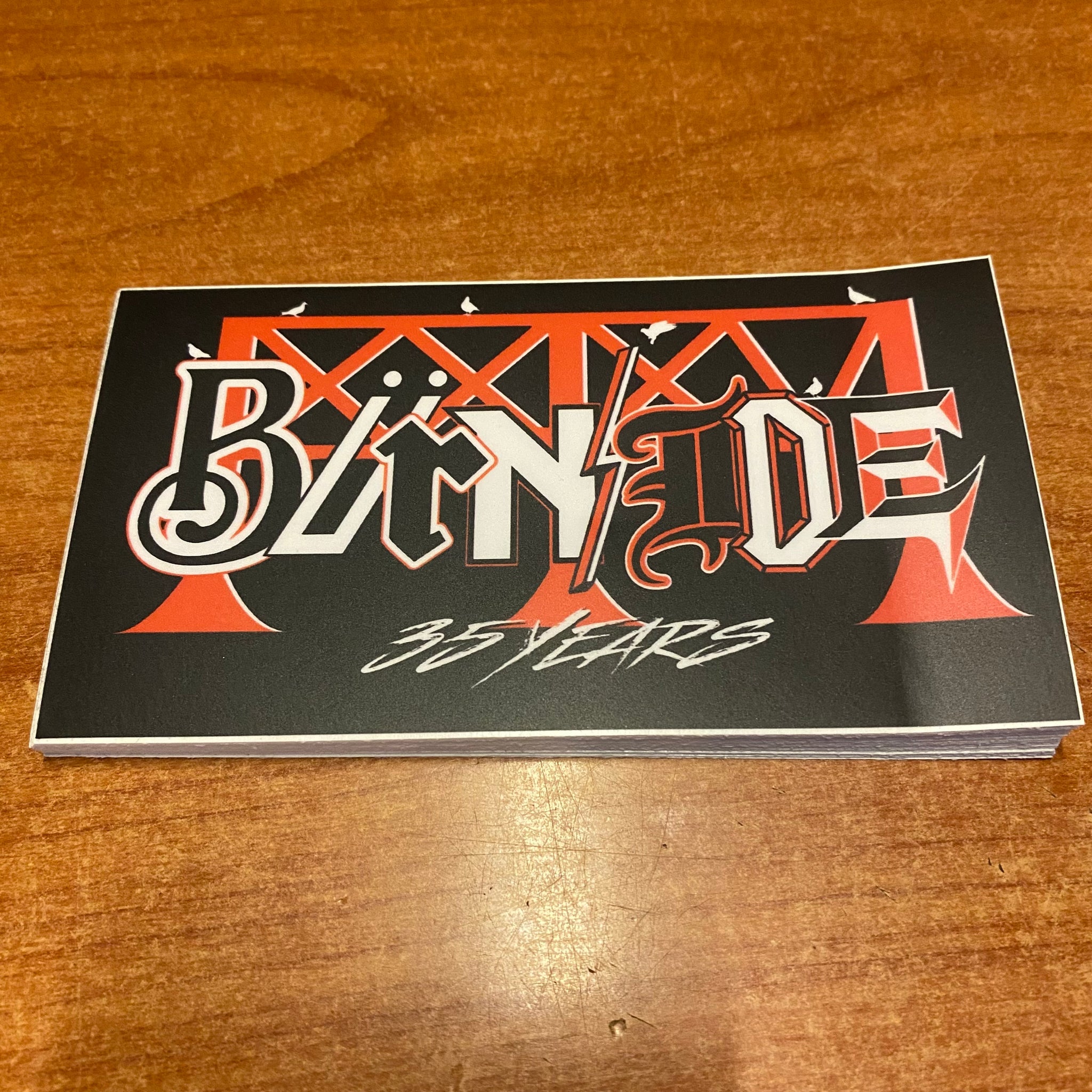 Jivaro Wheels "Burnside 35th Anniversary 5.5" x 3" Sticker"