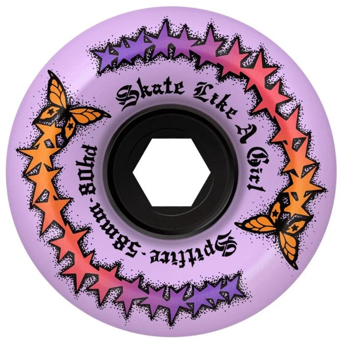 Spitfire Wheels "Skate Like a Girl Evolution- Conical Full" 58MM/80A Wheels