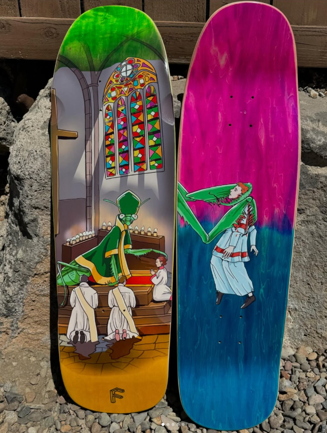 Forgotten Skateboards "Mantis Father" 9.38" Deck