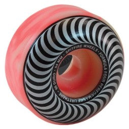 Spitfire Wheels "Classics- Formula Four" 54MM/99A Pink/White Swirl Wheels