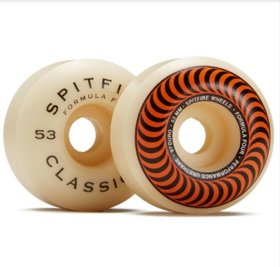 Spitfire Wheels "Classics- Formula Four" 53MM/97A Wheels