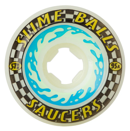 SALE: Slime Ball Wheels "Saucers" 57MM/95A Wheels