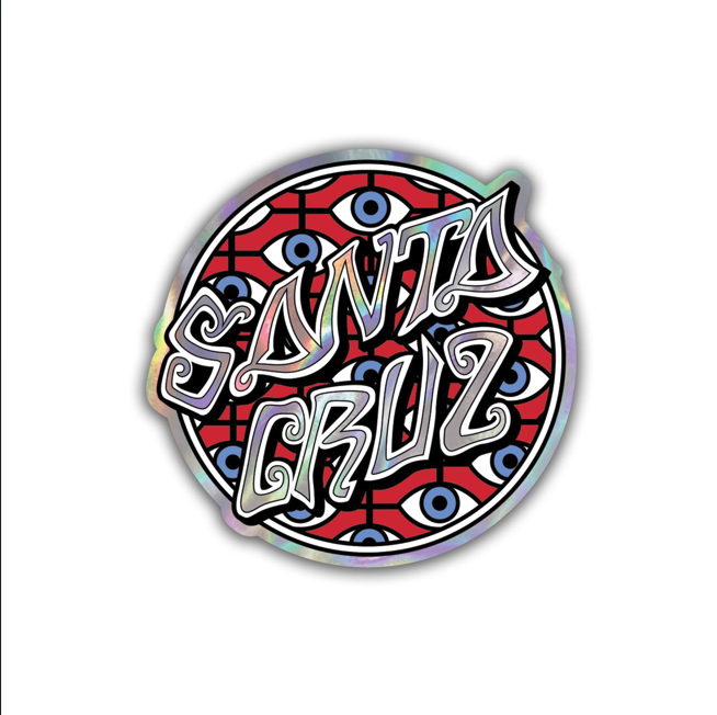 Santa Cruz Skateboards "Salba - Eyes" Sticker