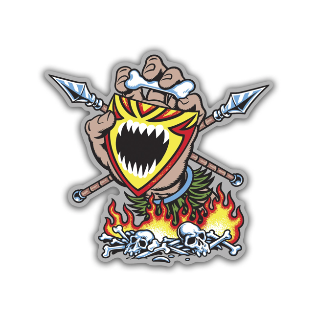 Santa Cruz "Salba- Screaming Witch Doctor" Sticker