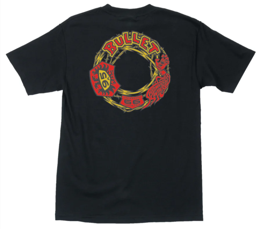 Santa Cruz "Bullet 66" Black T-Shirt