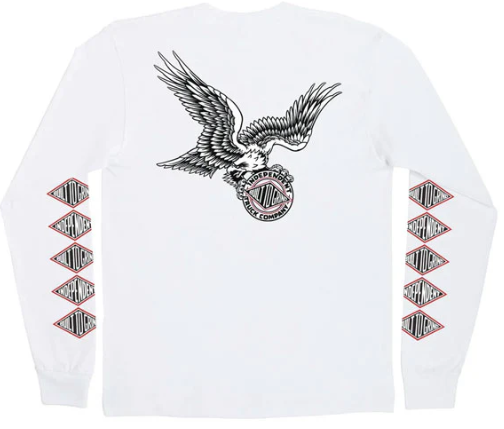 Independent "Eagle" White Longsleeve Shirt