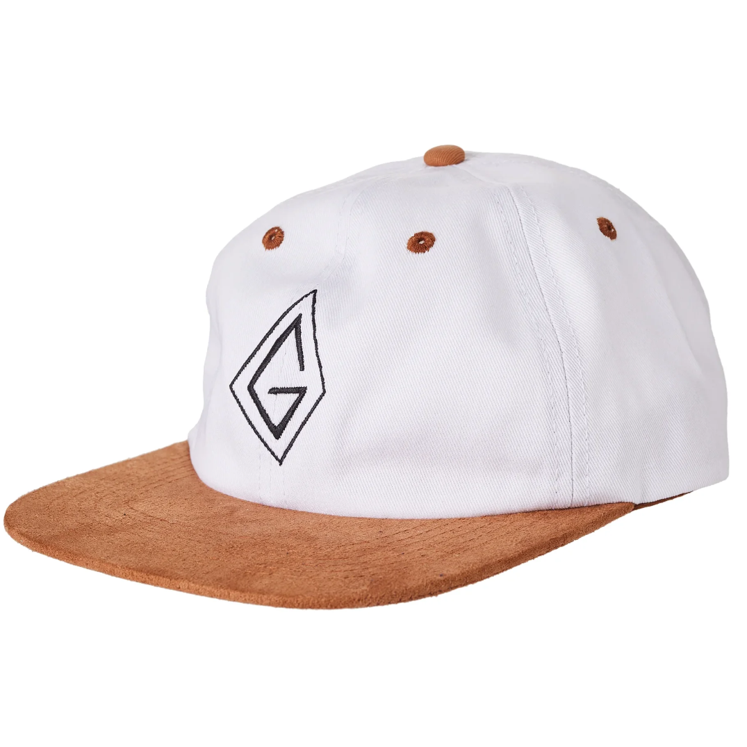 Gnarhunters "G Logo" Snaback Hat White/Brown