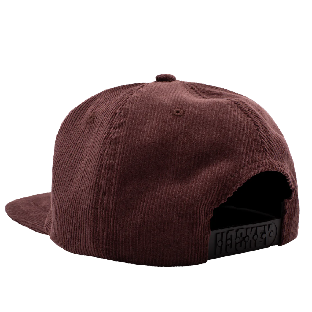 Hockey Skateboards "Brown Corduroy Logo" Snapback Hat