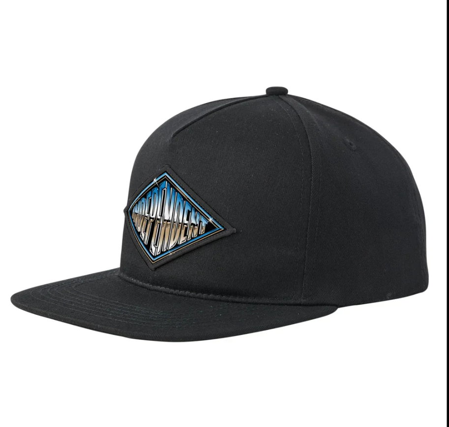 Independent Trucks "Summit Scroll Chrome" Black Snapback Hat