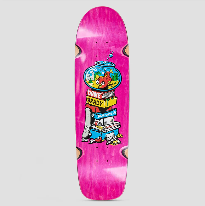 Polar Skateboards "Dane Brady - Fish Bowl" Surf Jr 8.75" Deck