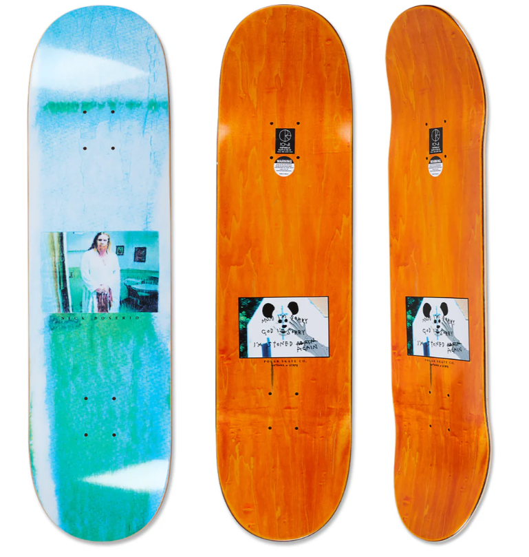 Polar Skateboards "Nick Boserio- Jesus" Short 8.5" Deck