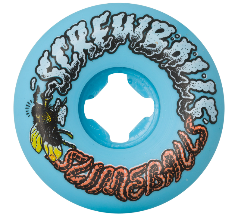 Slime Balls Wheels "Screw Balls- Blue" 56mm Wheels