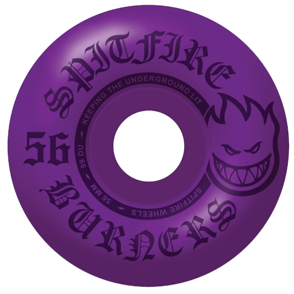 Spitfire "Burners/Purple" 56MM Wheels